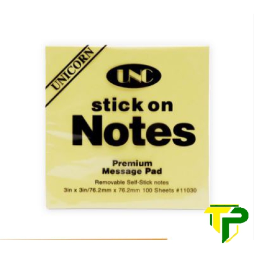 NOTE UNC KT 3*3