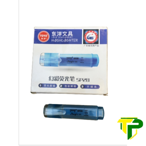 Bút Dạ Quang TOYO Xanh Dương